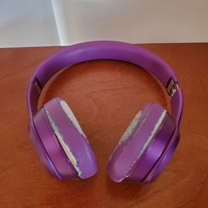 Purple Beats headphones
